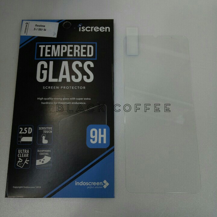 Tempered glass REALME 5i / 5s / 5 tempered glass iScreen bening