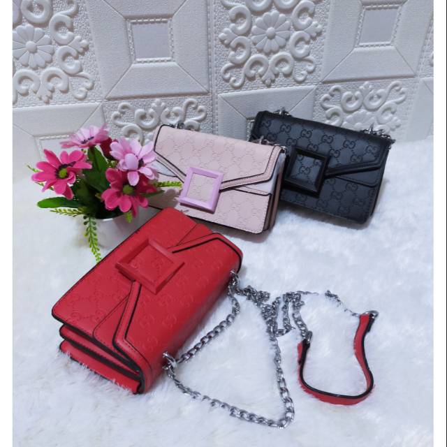 TAS SELEMPANG GUCI IMPORT