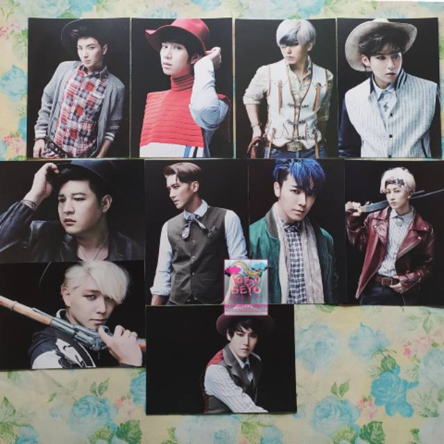 SM Pop Up Store MAMACITA Leeteuk Shindong Ryeowook Kangin Sungmin Postcard