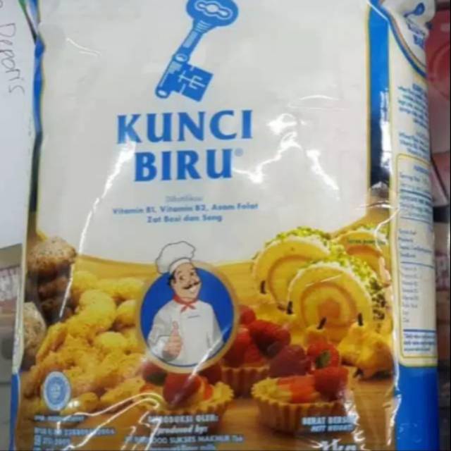 

Tepung Kunci Biru Premium 1kg x 12 pcs/ 1dus