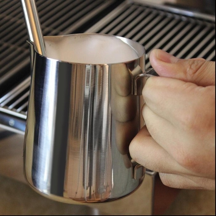 Milk Jug stainless steel 600ml Latte art jug dengan garis ukur