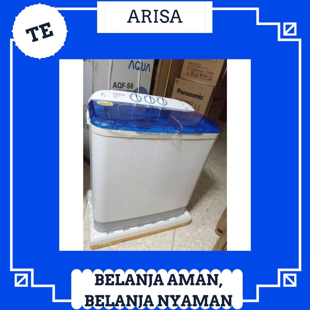 MESIN CUCI ARISA 2 TABUNG 8 KG AW 8898PAB#MURAH