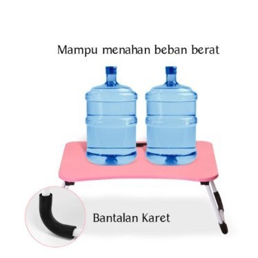 Meja Lipat Portable JUMBO / Meja Laptop / Meja Belajar Anak / Meja Kayu Belajar Lipat Meja Portable Laptop Warna Polos Minimalis Multifungsi Kuat Murah