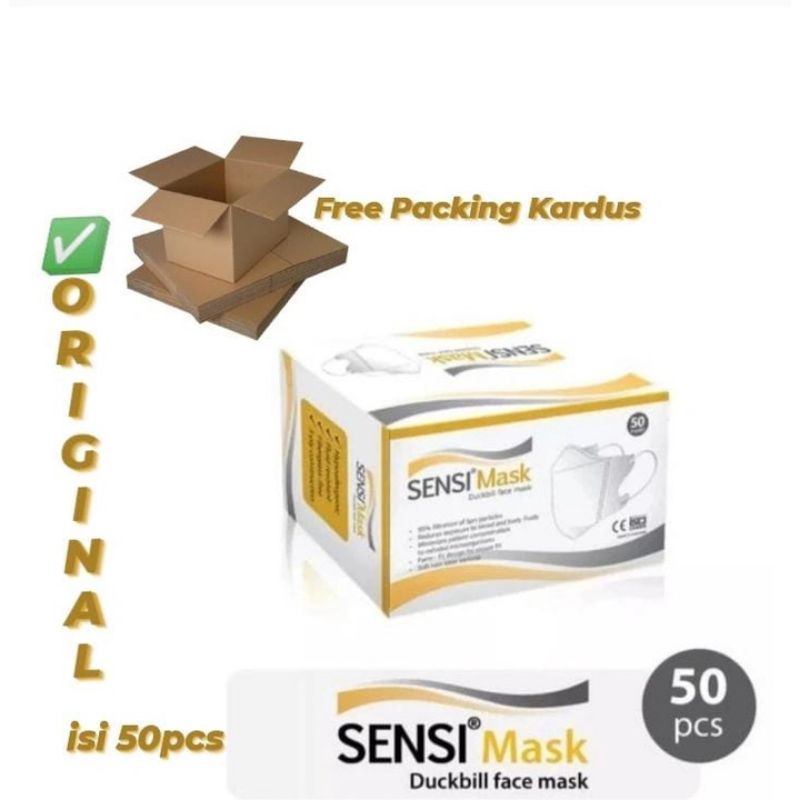 0masker duckbill sensi isi 50 lembar sensi mask duckbill 50 pcs sensi murah sensi promo