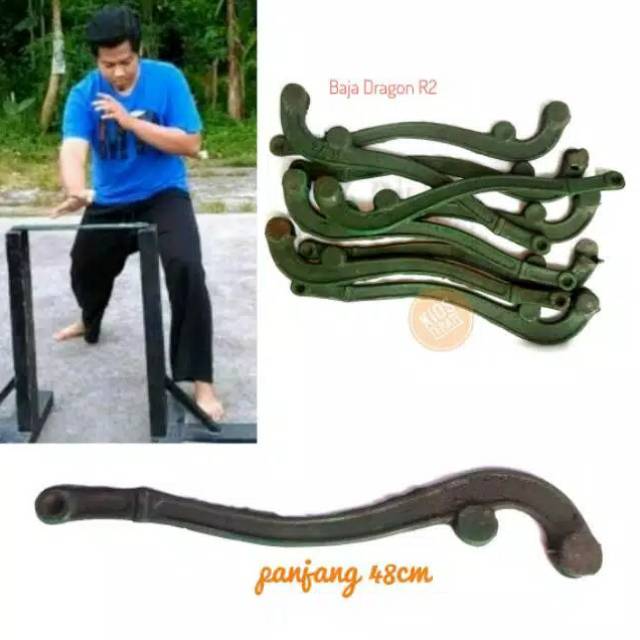 Besi Dragon Besi Latihan Patahan Beladiri