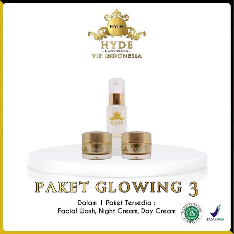 Hyde skincare paket isi 3