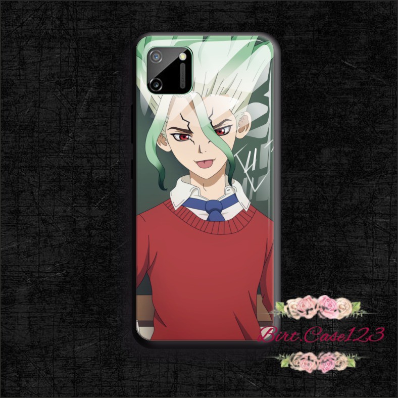 BC Case casing Gambar DR STONE back case glass iphone 5g 6g 6g+7g 7g+ 8g 8g+ x xr xs max 11 5,8 6,1