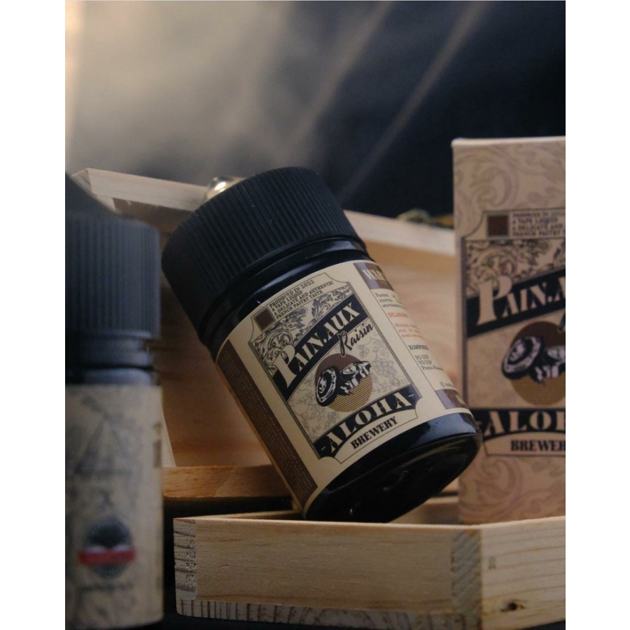 Pain Aux Raisin BY Aloha Brewery X Gerobak Vapor Authentic Liquid - 3mg