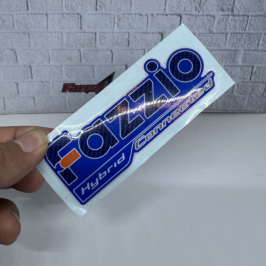 STIKER FAZZIO STICKER TULISAN FAZIO TIMBUL