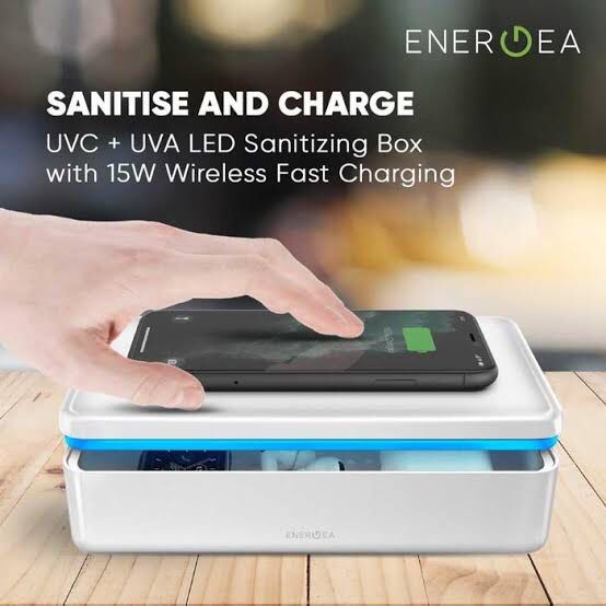 Energea Stera360 UV Sanitizing Box with Wireless Charging