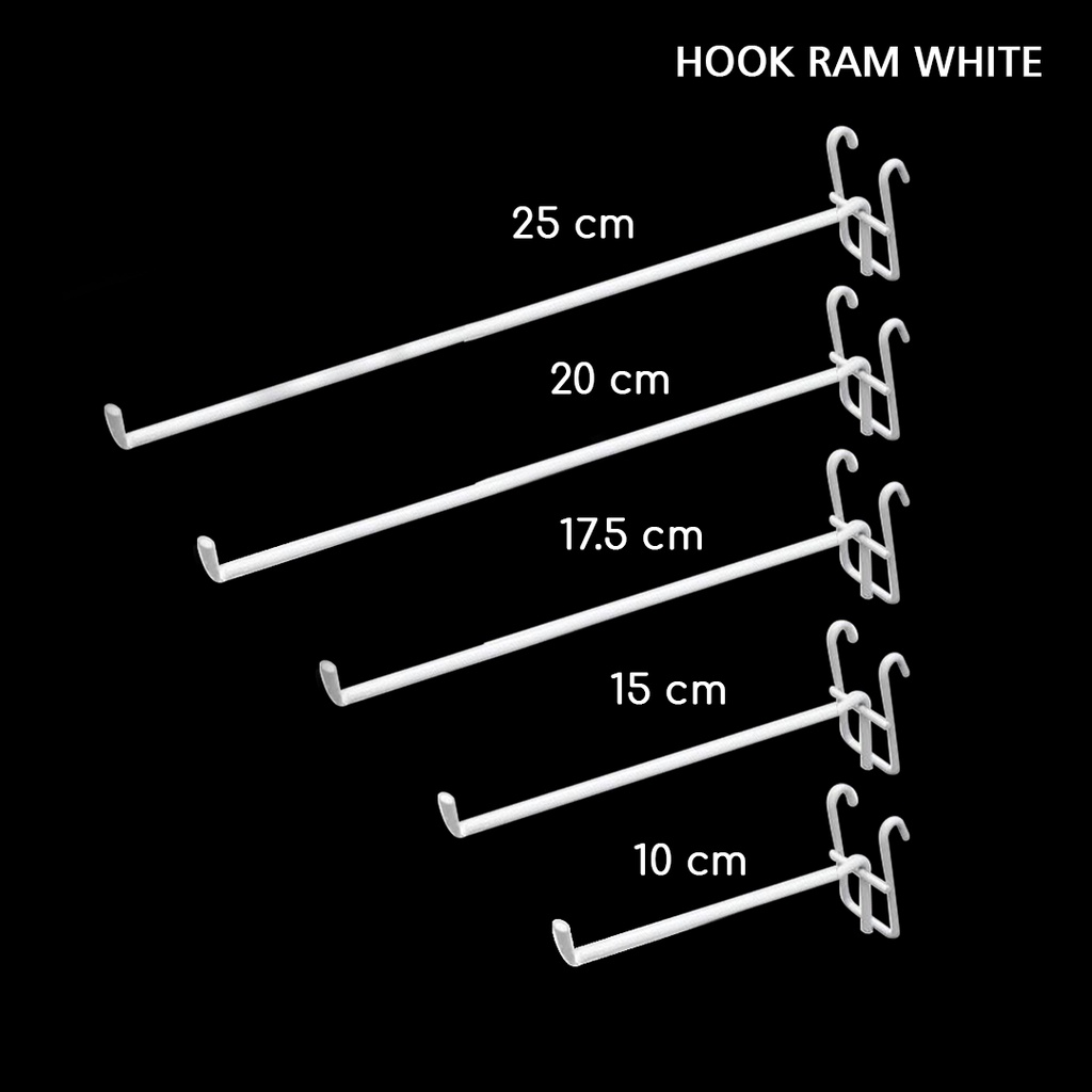 Jual Cantolan Ram Besi Hook Ram Besi Gantungan Display Pajangan