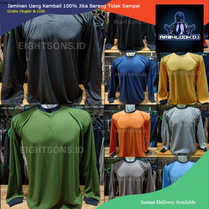 PROMO BAJU KAOS TACTICAL PDL LAPANGAN KAOS POLOS LENGAN PANJANG OUTDOOR PELINDUNG BUSA MURAH