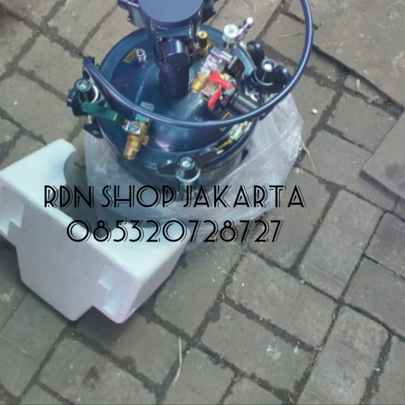 alat pengaduk cat set spray gun 10 Liter SANDS mixer cat paint tank 10 liter Sands