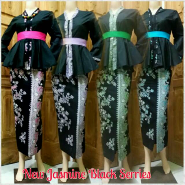 Rok and blus batik cb 58. Setelan batik kantor