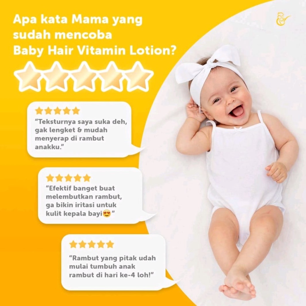 HAIR LOTION BABY / MAMA'S CHOICE BABY HAIR VITAMIN LOTION / VITAMIN RAMBUT BAYI