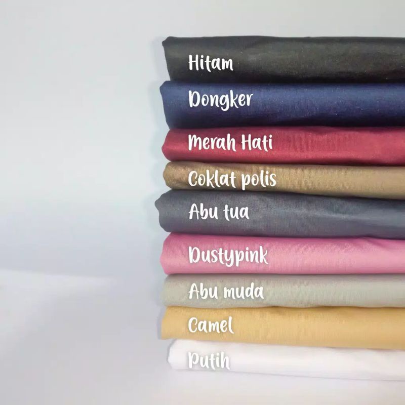 Menset baju / dalaman baju / Manset baju / Manset murah / kaos polos lengan panjang