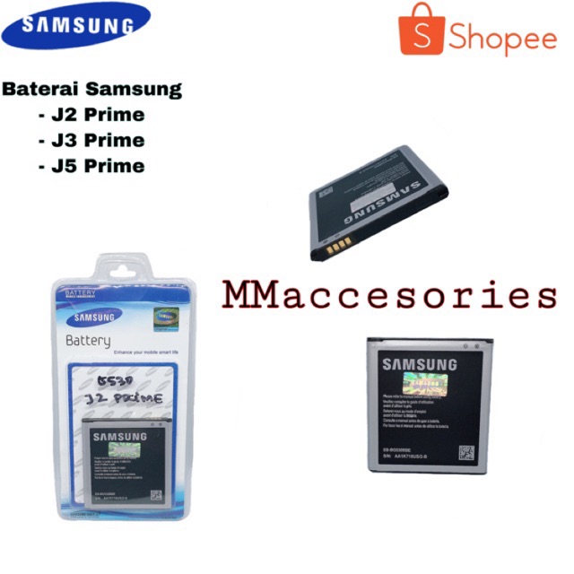 BATTERY BATERAI BATRE SAMSUNG G530/J2 PRIME/GRAND PRIME/J3/J5 ORI 99%