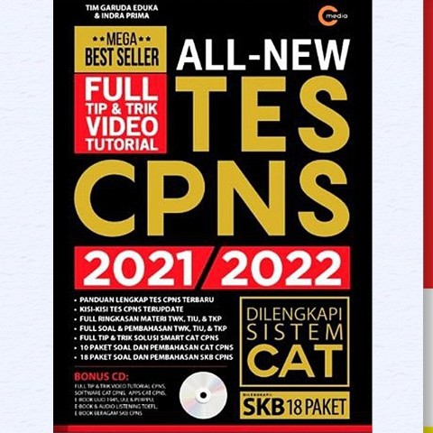 All-New Tes CPNS 2021/2022 + CD | Tim Garuda Eduka (Ready Stock-100% Original)