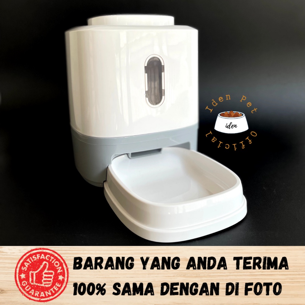 Tempat Makan Hewan Anjing Otomatis Dispenser Makanan Kucing Pintar Dog Cat Feeder Automatic