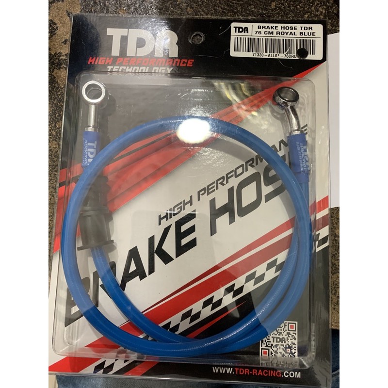 SELANG REM TDR KTC DEPAN ATAU BELAKANG ORIGINAL DAN AEROMOTIVE SCOOPY BEAT VARIO 125 150 MIO FINO SUPRA TIGER RX KING JUPITER VEGA F1ZR (NMAX AEROX KLX PCX TIDAK BISA)-Tdr 76cm blue