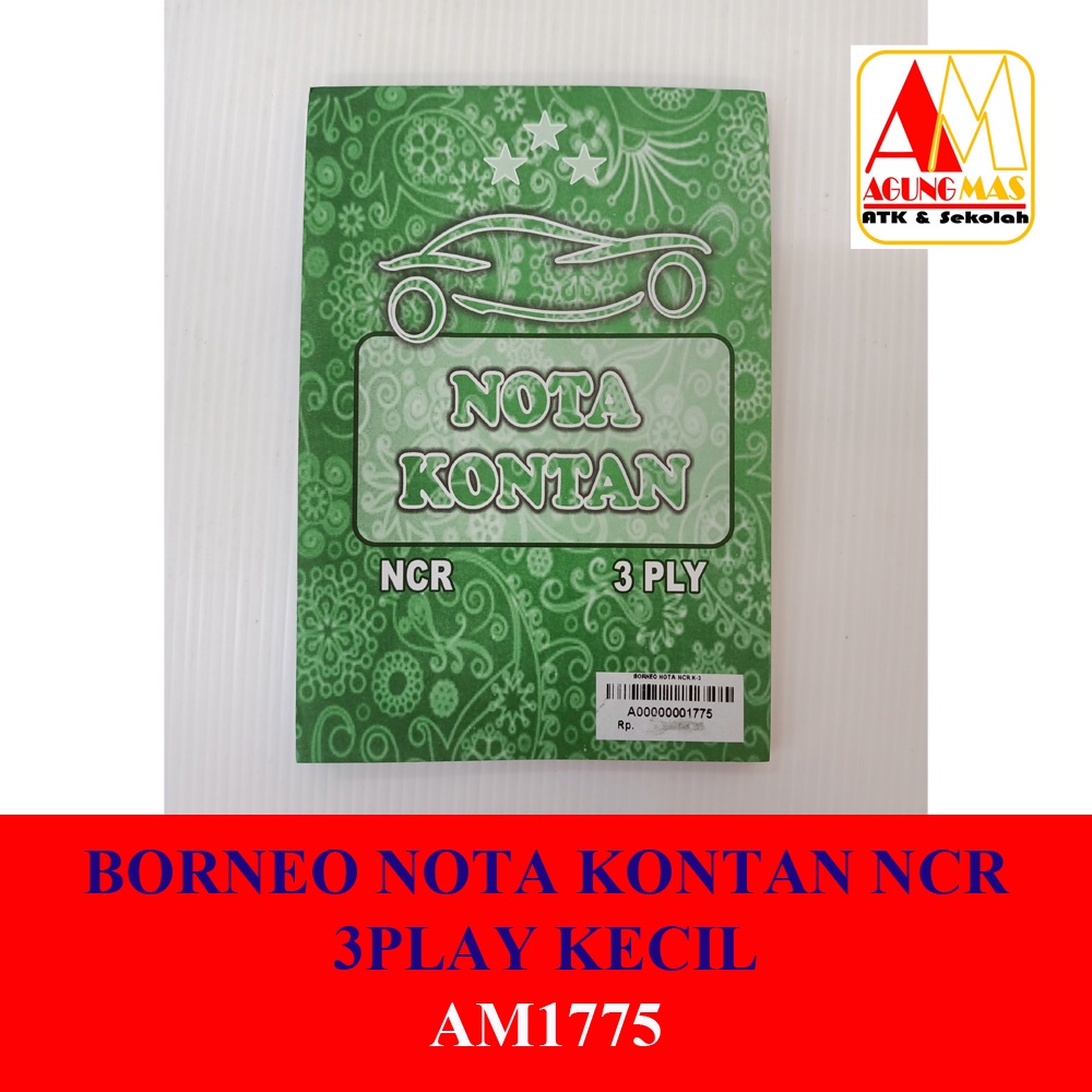 

BORNEO NOTA KONTAN NCR 3PLAY KECIL