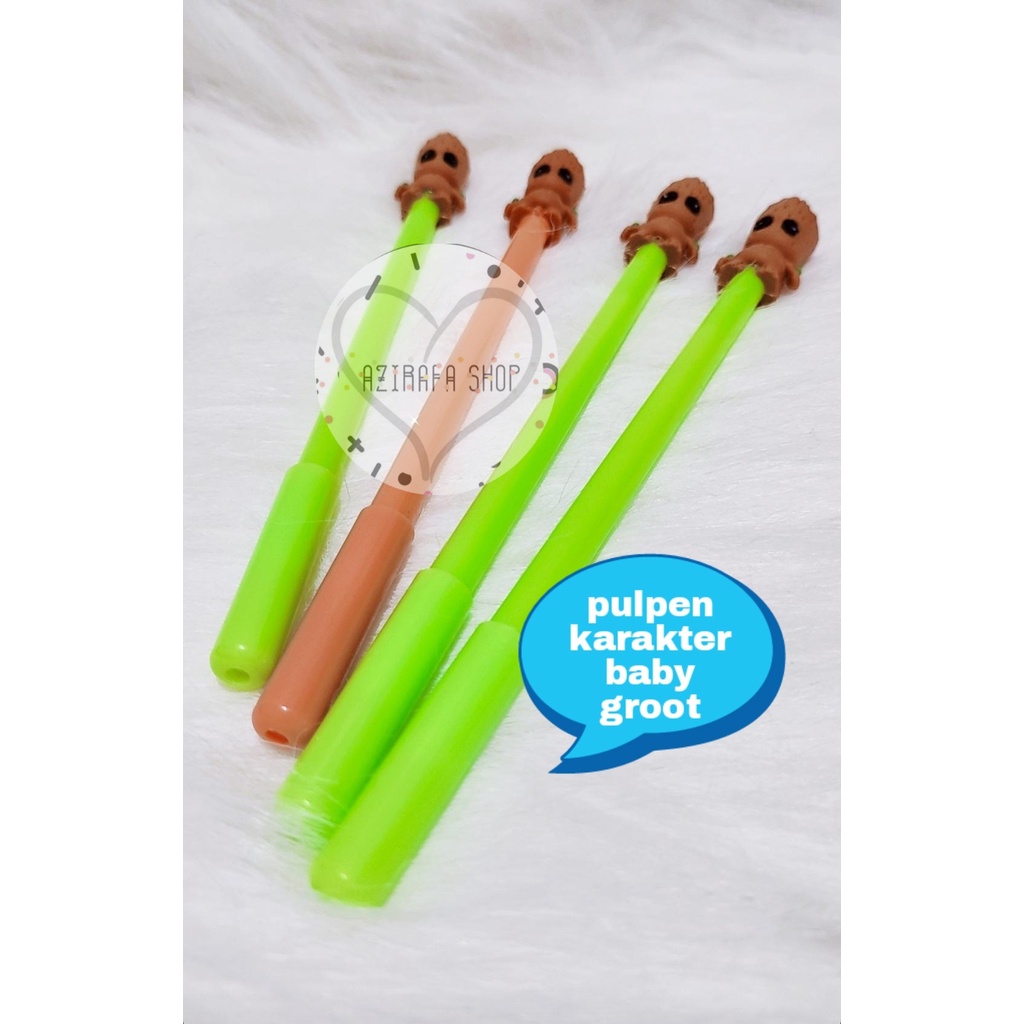 

1 lusin pulpen Gel karakter Baby ROOT / Pulpen Karakter Lucu isi 12 Pc / Bolpen Gel Motif karakter anak