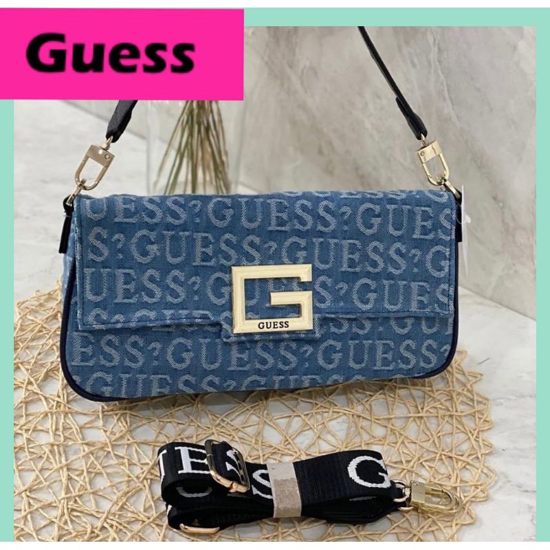 Tas Selempang Wanita Import, Crossbody Bag Original / Guess