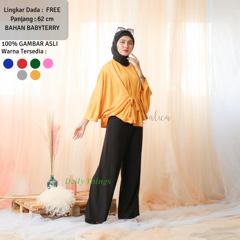 (COD) Daily Things Atasan Batwing 6 Colors Byby Fit XXXL LD FREE