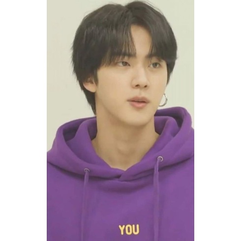 JAKET HOODIE PURPLE SEVEN WITH YOU/NEVER WALK ALONE BT S