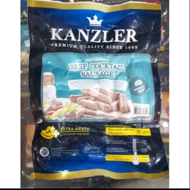 

Kanzler sosis beef cocktail 500gr