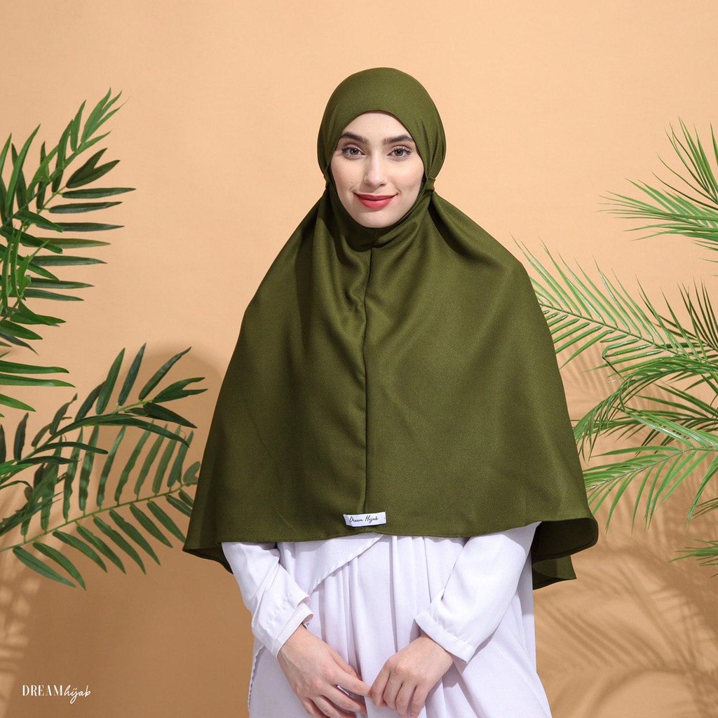 ALAIKA HIJAB/BERGO INSTAN | DREAMHIJAB-Olive