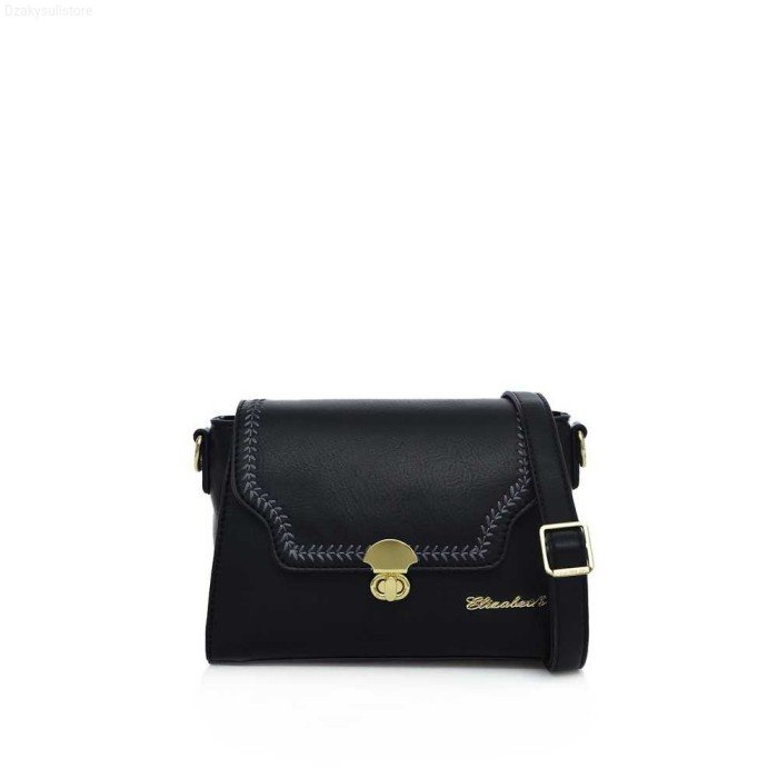 Tas Elizabeth Leonia Sling Bag - Black
