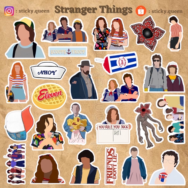 

STICKER TUMBLR STRANGER THINGS