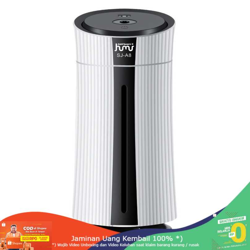 (BISA COD) RVOSTR  HUMI Air Humidifier Aromatherapy Diffuser LED 1100ml - SJA8