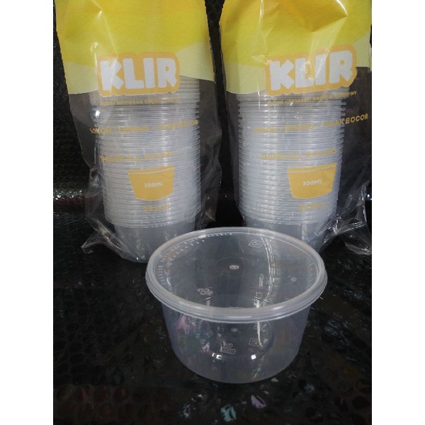 thinwall klir 300ml round bowl thinwall mangkok 300ml klir @25 set
