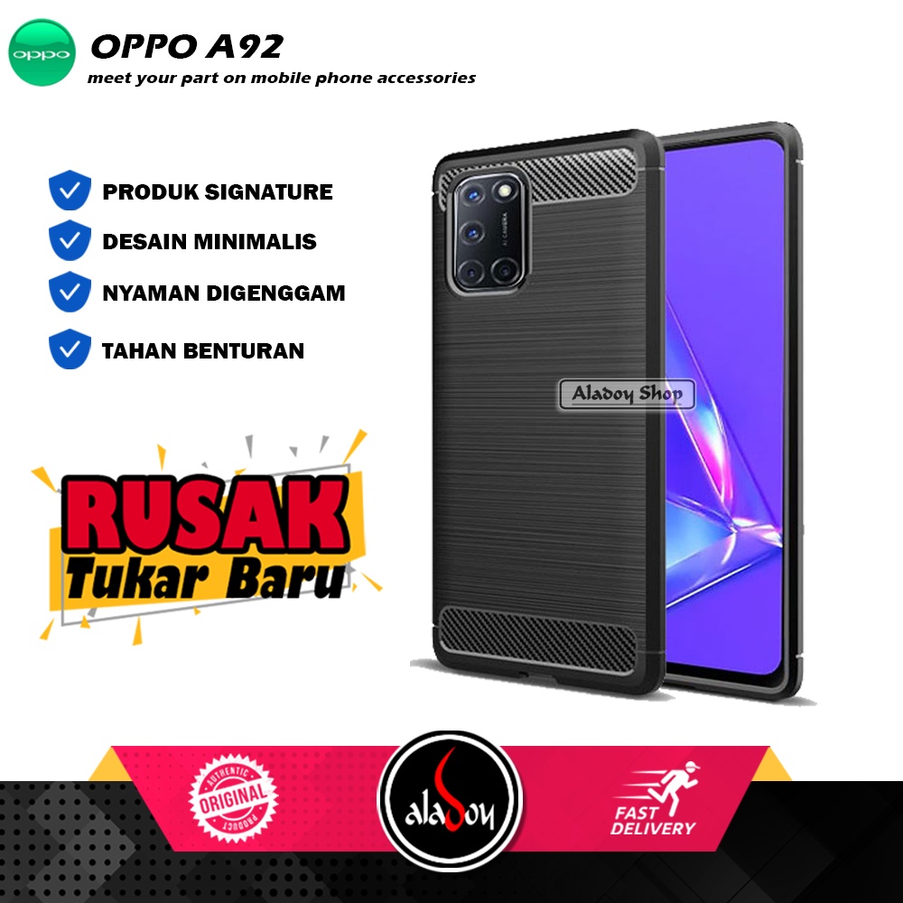 Case OPPO A92 2020 Ultra Slim Premium Softcase Casing HP