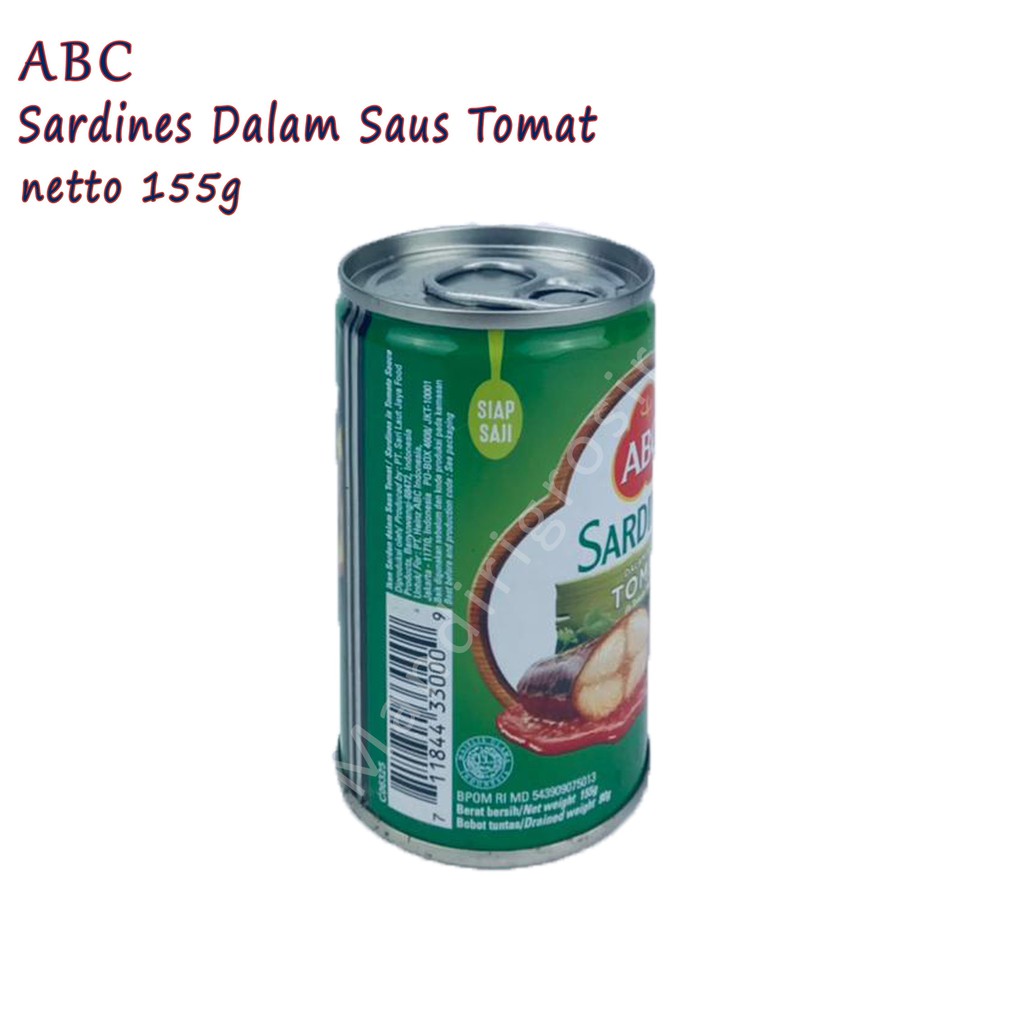 Sardines ABC * Saus Tomat * 155g