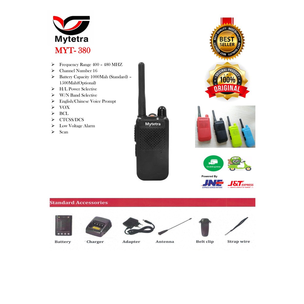 Ht Walkie Talkie Mytetra - 380 (ORIGINAL) u unit