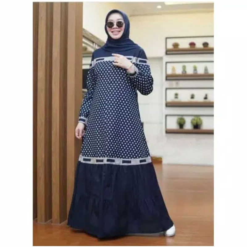 Arumi dress maxi baju gamis pakaian wanita fashion muslim