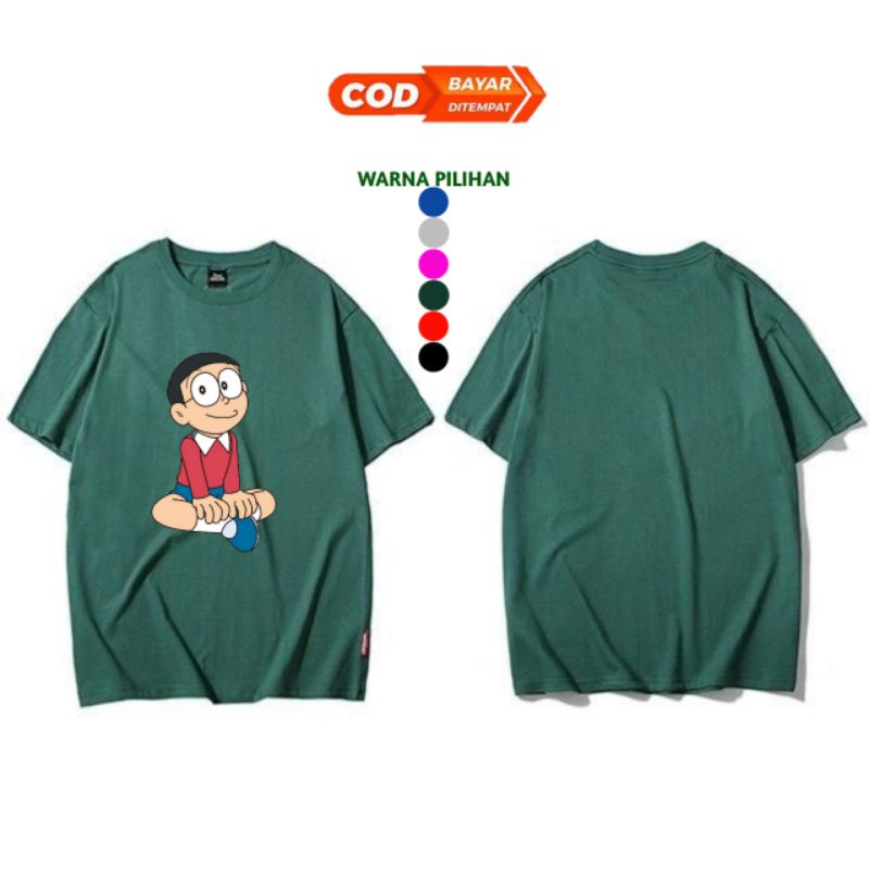 Kaos anak murah keren "Nobita"/Baju anak murah kekinian/pakaian anak keren/gambar bisa request