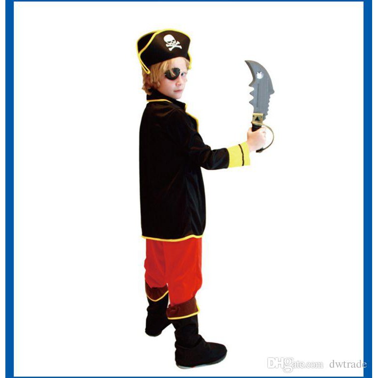 Halloween Boy Pirate Costume/ Kostum Bajak Laut Anak Laki