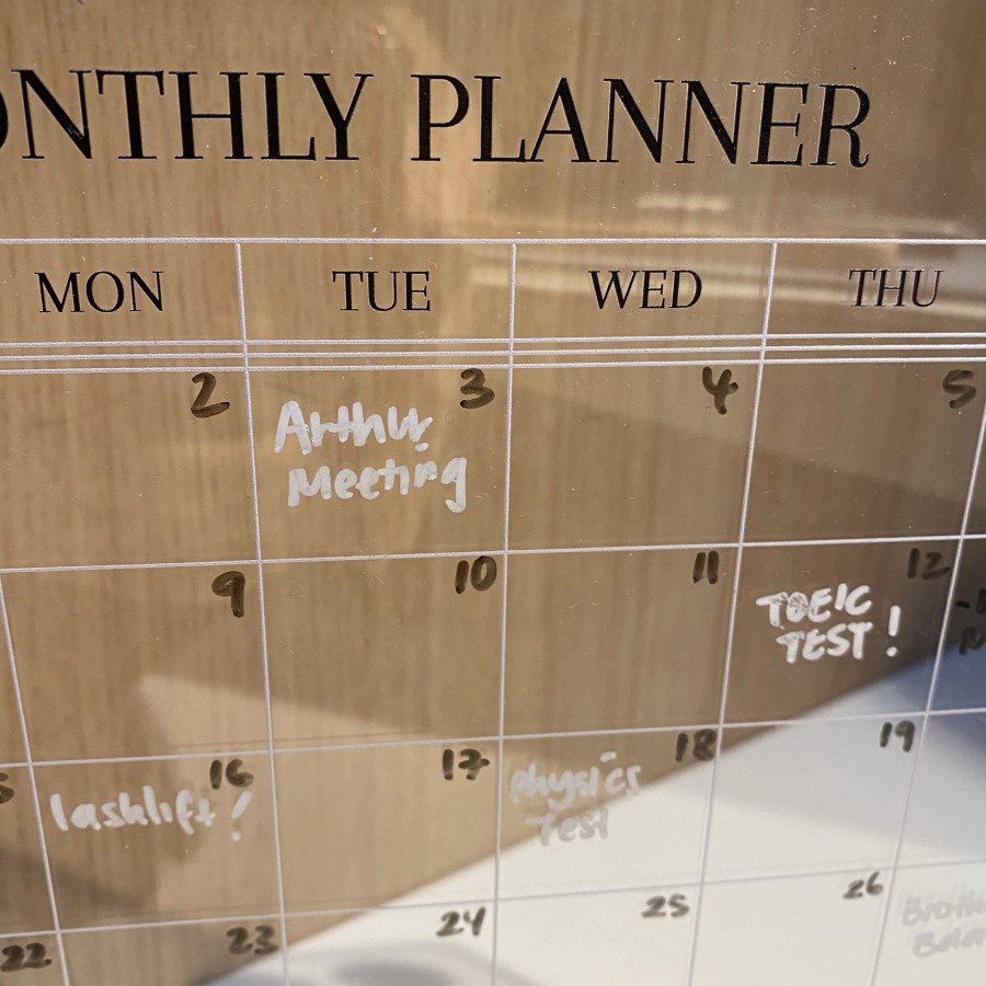 

gk Acrylic Planner To Do List Weekly Akrilik Journal FREE MARKER