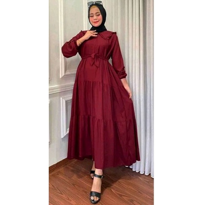 GAMIS RAYON POLOS SUSUN