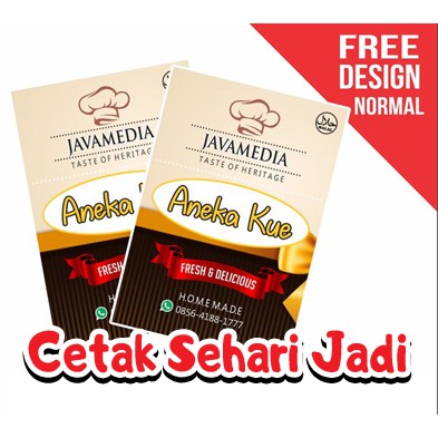 

Sicker CHROMO A3 label kemasan + cutting