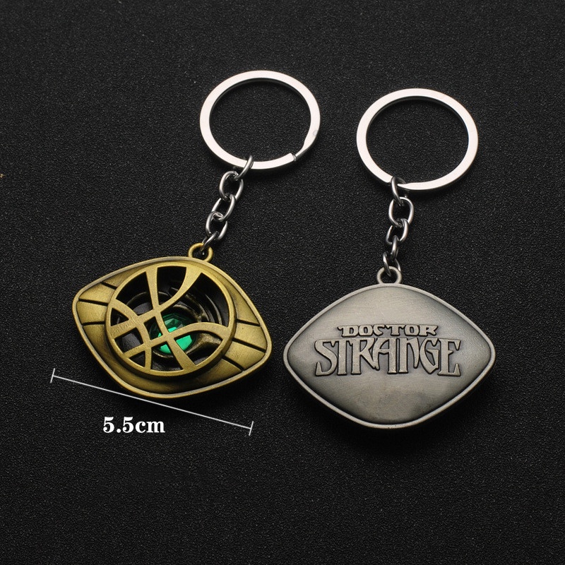 1pc Gantungan Kunci Desain The Avengers Doctor Strange Marvel Bahan Metal Untuk Dekorasi