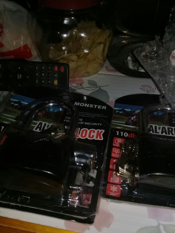 Gembok Alarm Anti Maling Kinbar Original Ontime Shop