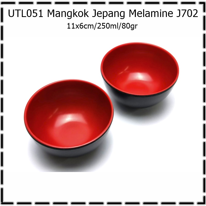 UTL051 Mangkok Sup/Mangkok Jepang Melamine J702