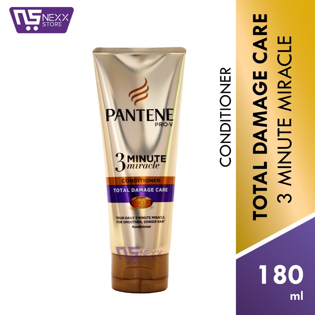 PANTENE Conditioner - 3 Minute Miracle - Total Damage Care - 180 ml