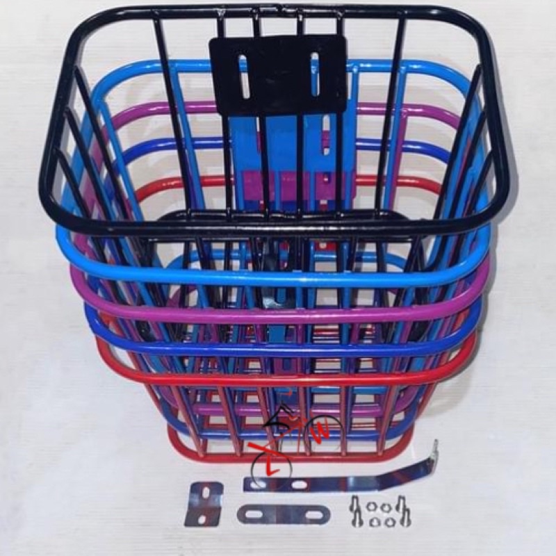 KERANJANG SEPEDA BESI 12 16 18 20 KERANJANG BESI WARNA SEPEDA ANAK MINION LIPAT BASKET