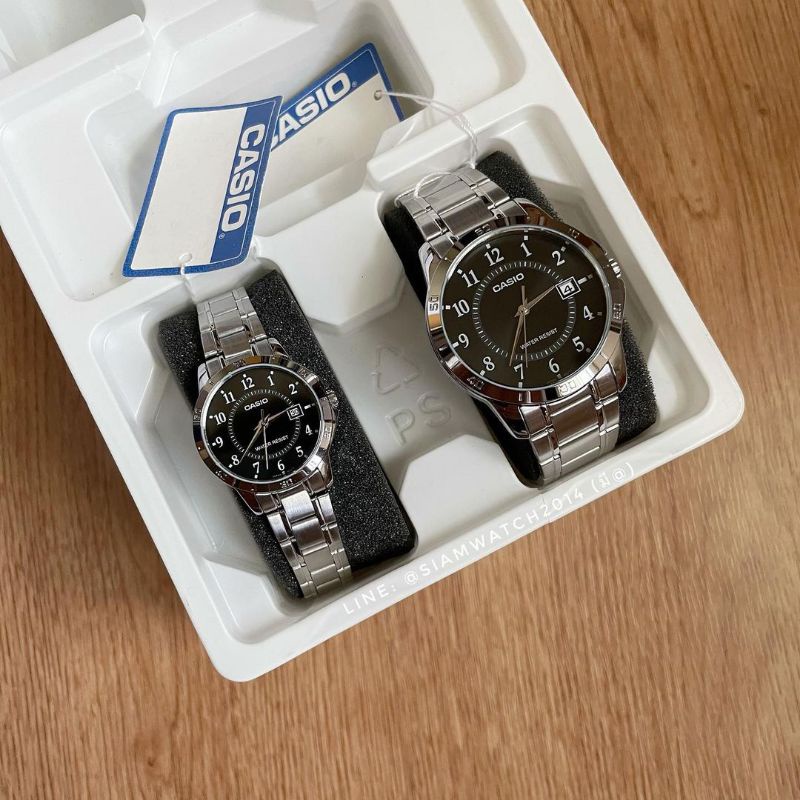 Jam tangan Couple Casio V004 original